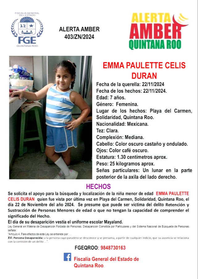 Ficha de búsqueda de Emma Paulette Celis Duran Ficha de búsqueda de Emma Paulette Celis Duran