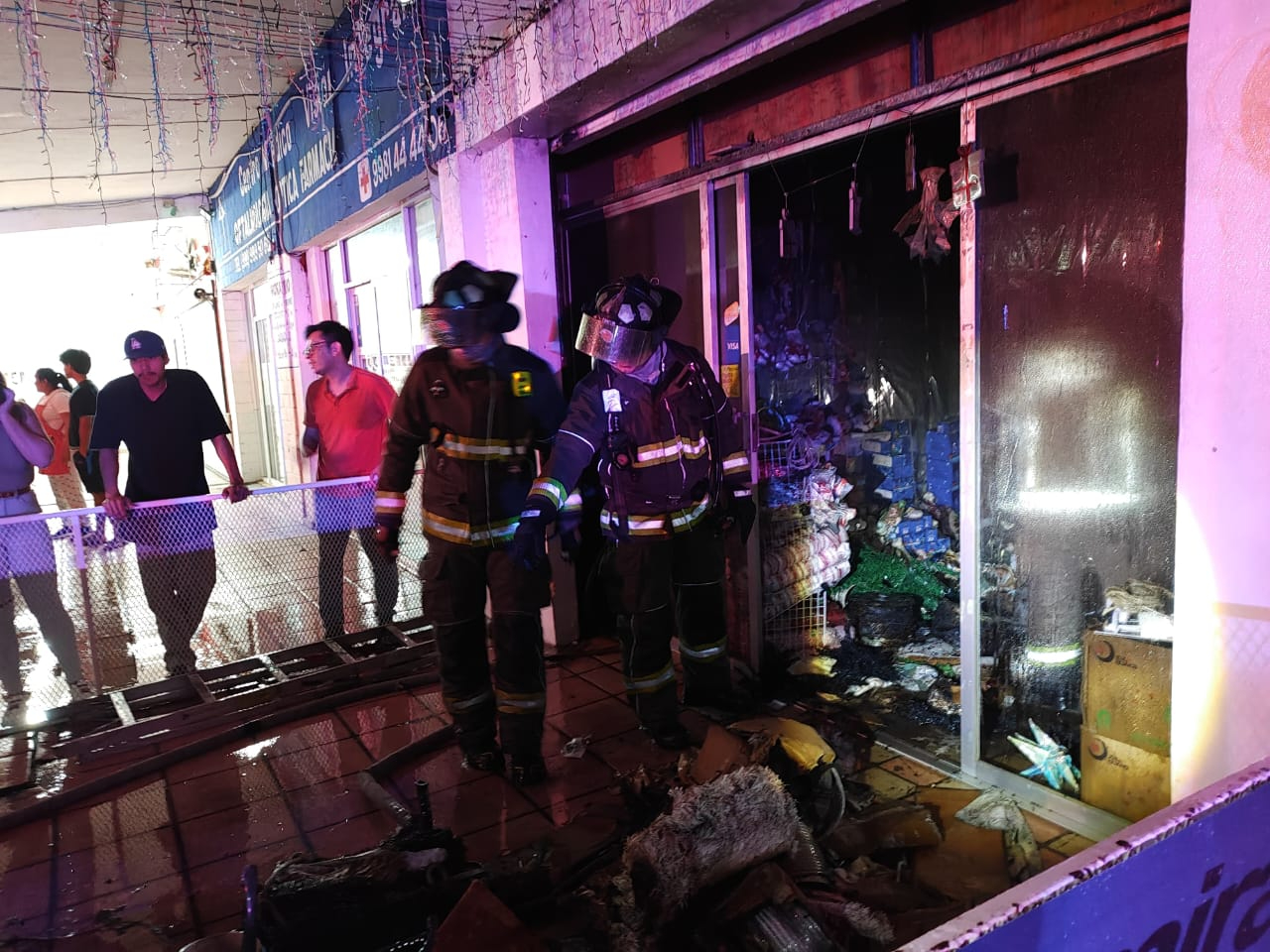 En el incendio solo se reportaron daños materiales
