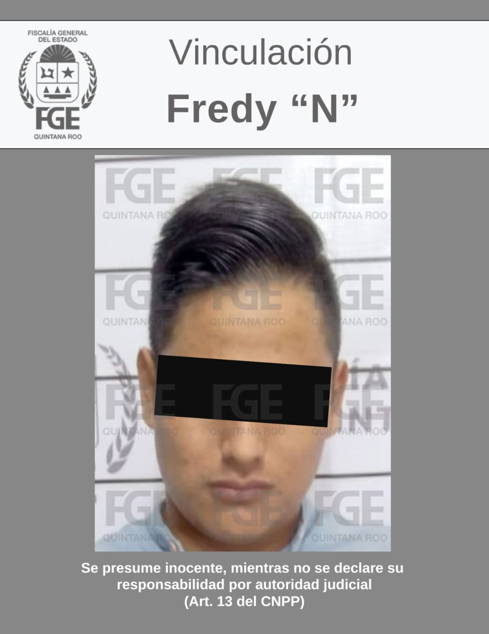 Vinculan a proceso a Fredy “N” por tentativa de feminicidio Cancún