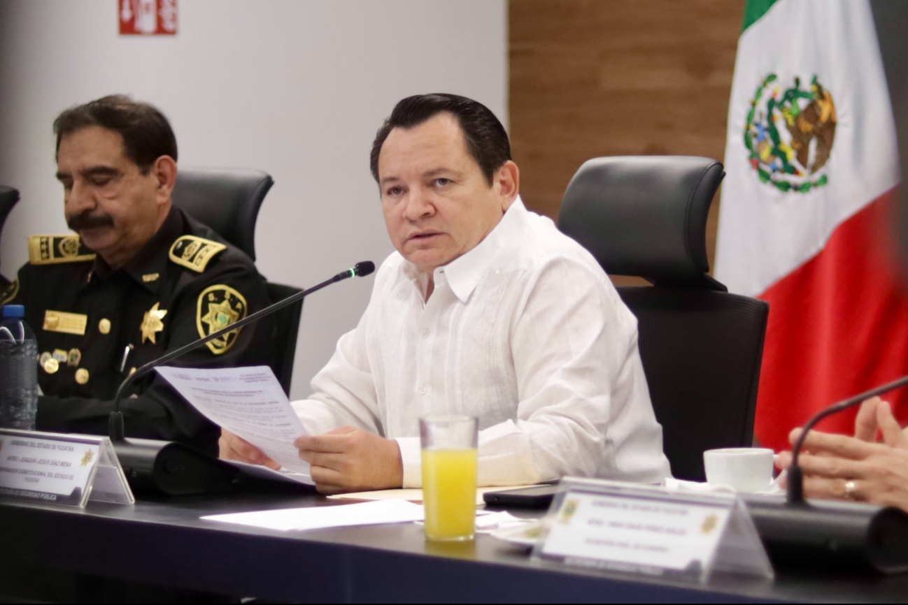 Joaquín Díaz Mena llamó a reforzar la seguridad en Yucatán