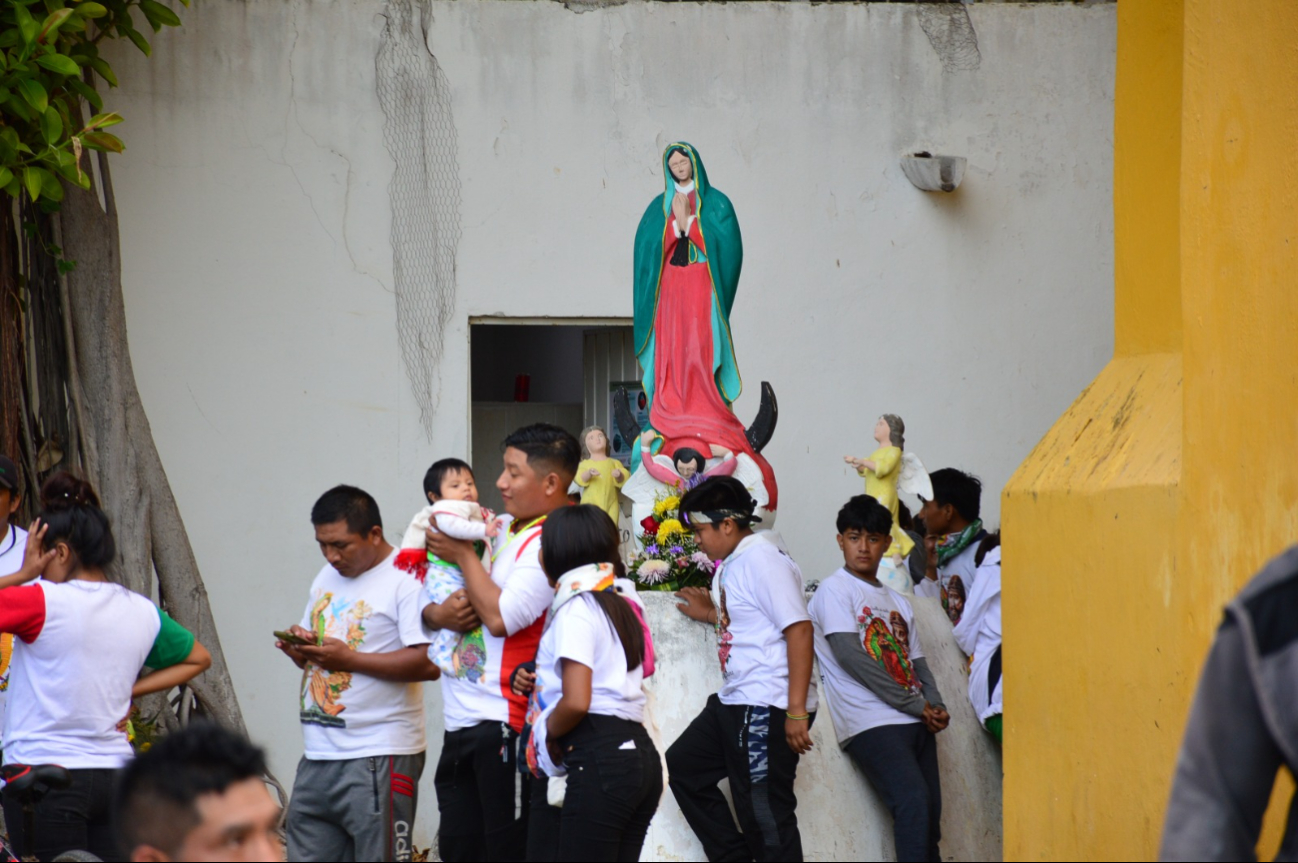 Ocho mil 740 peregrinos de Yucatán, Quintana Roo y Chiapas visitaron el santuario