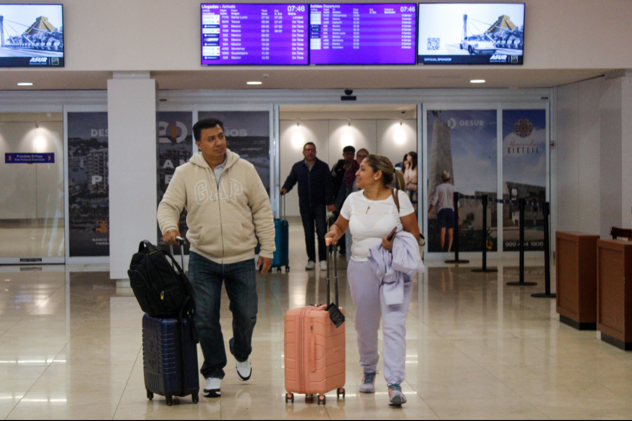 ASUR cerrará el año con más de 3.6 millones de viajeros, superando las cifras del año pasado