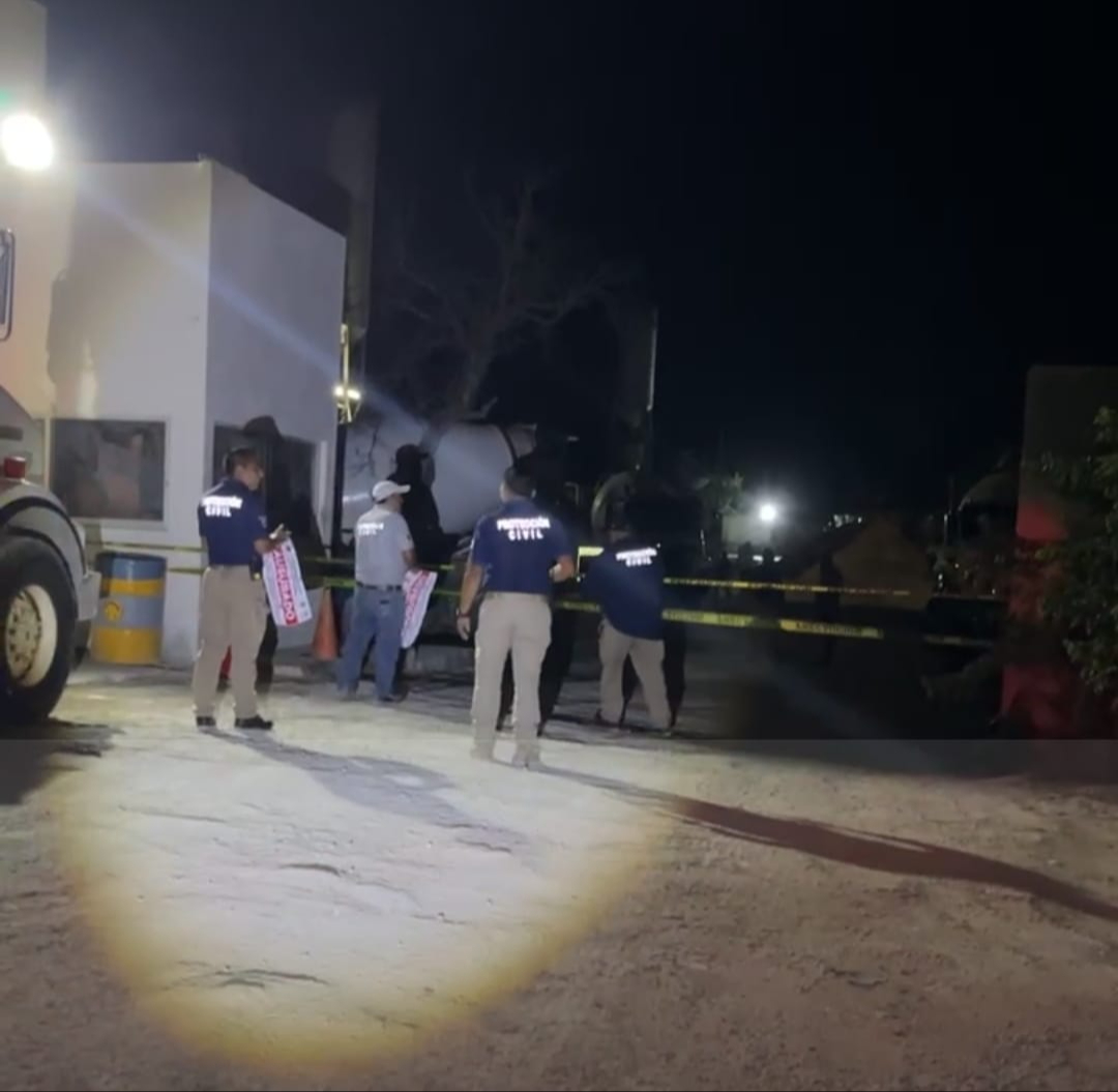Casas cercanas al incidente se vieron afectadas por el cemento que salió proyectado Casas cercanas al incidente se vieron afectadas por el cemento que salió proyectado