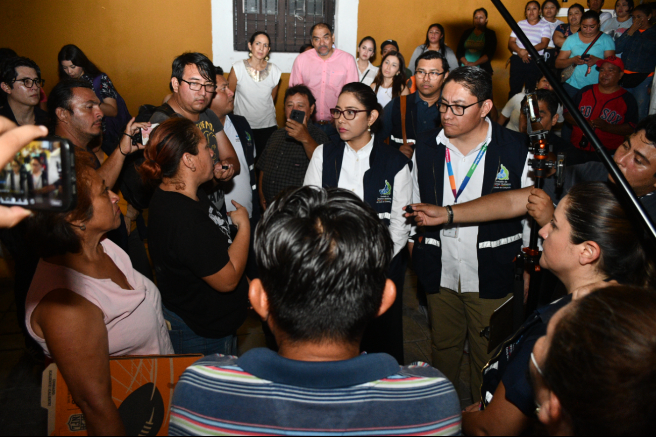  Manifestantes del Ayuntamiento de Campeche identificaron a agresores   