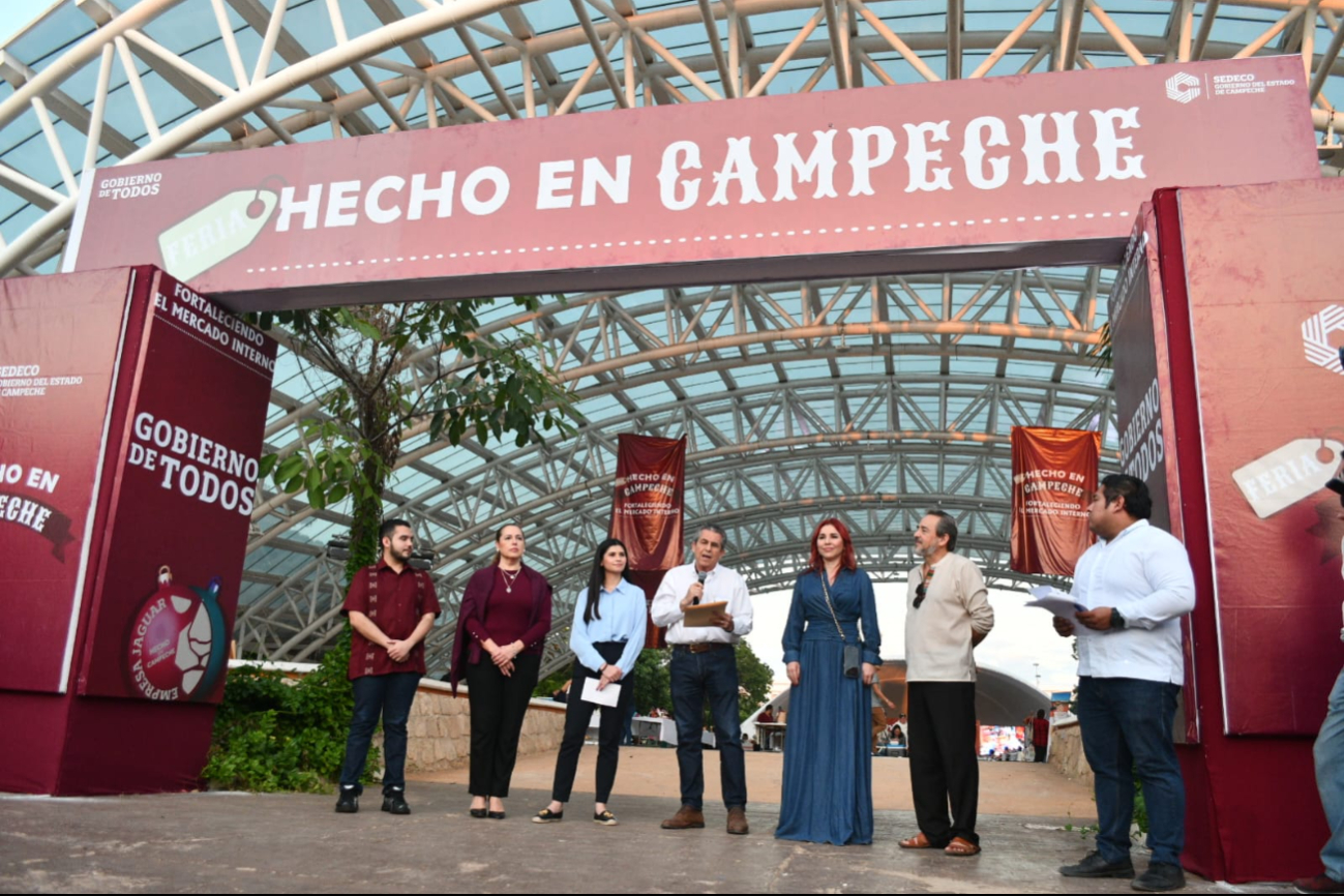 Inauguran Feria "Hecho en Campeche" sin la presencia de Lavalle Maury, el nuevo titular de la Sedeco