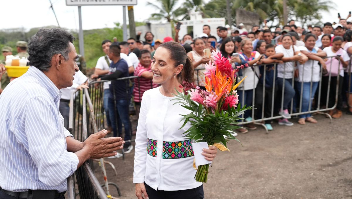 Presidenta Claudia Sheinbaum pardo en Palenque, Chiapas Presidenta Claudia Sheinbaum pardo en Palenque, Chiapas