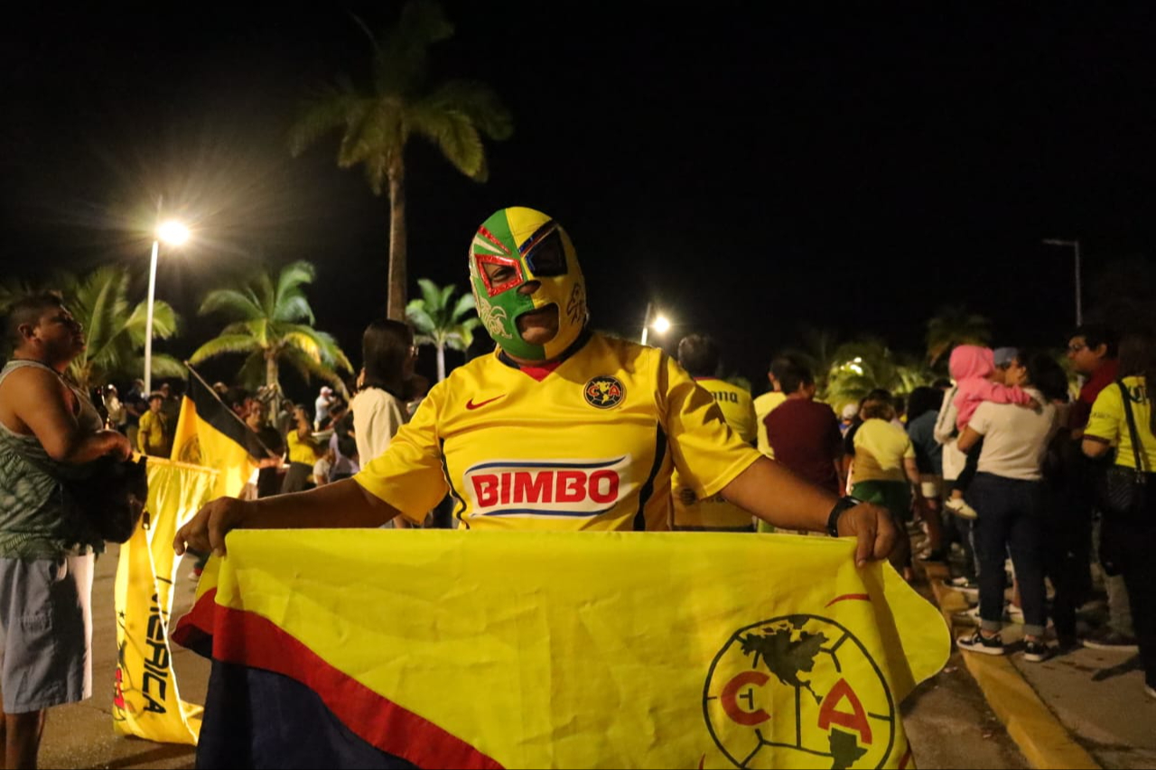 Chetumalenses celebran el tricampeonato del América