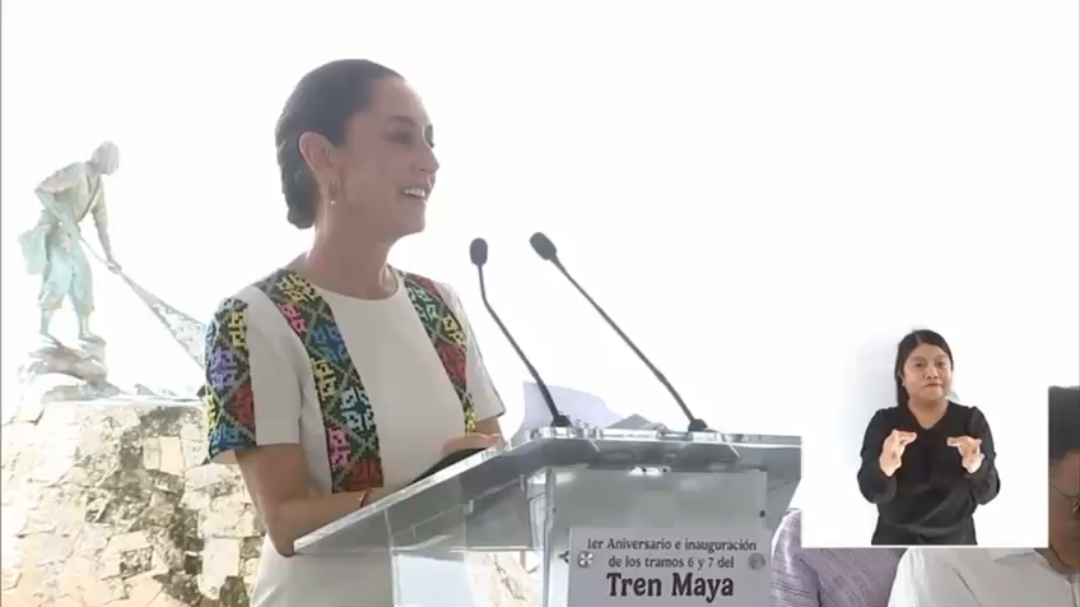 Claudia Sheinbaum habla sobre la importancia del Tren Maya en Quintana Roo Claudia Sheinbaum habla sobre la importancia del Tren Maya en Quintana Roo