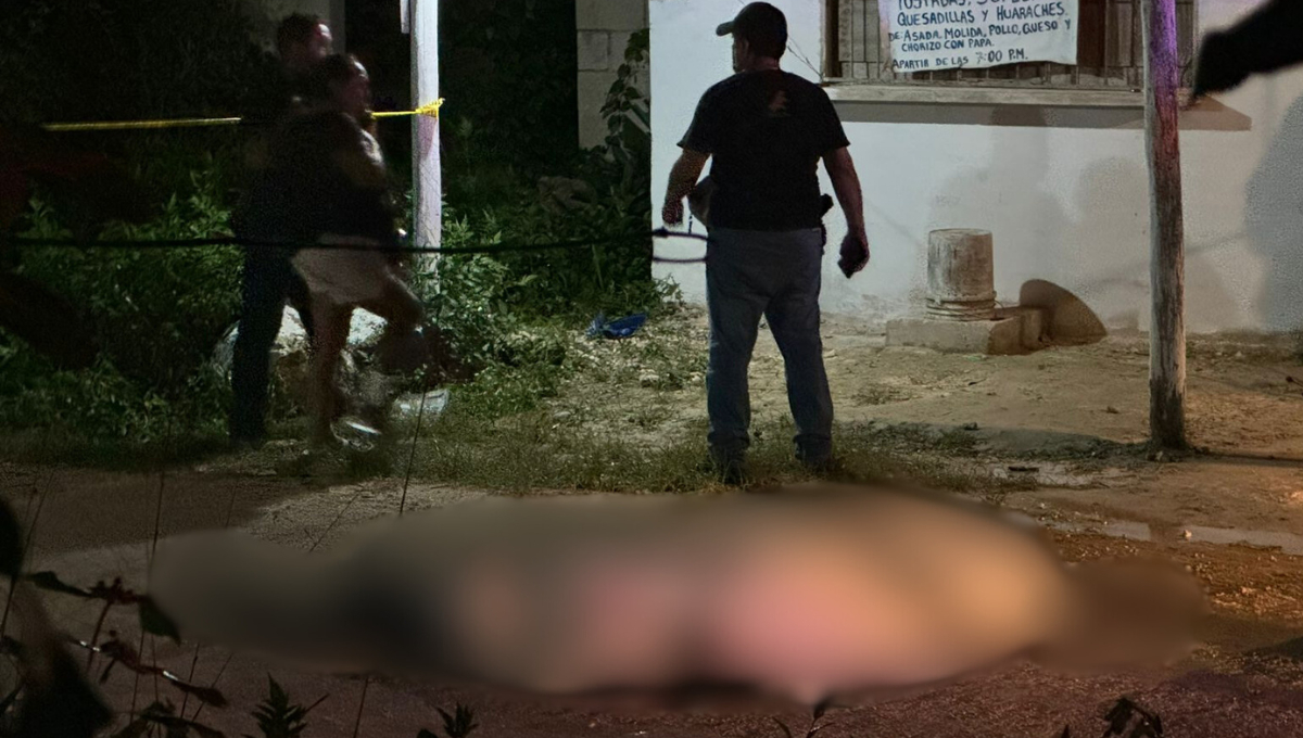 El ataque armado ocurrió junto a un puesto de antojitos El ataque armado ocurrió junto a un puesto de antojitos