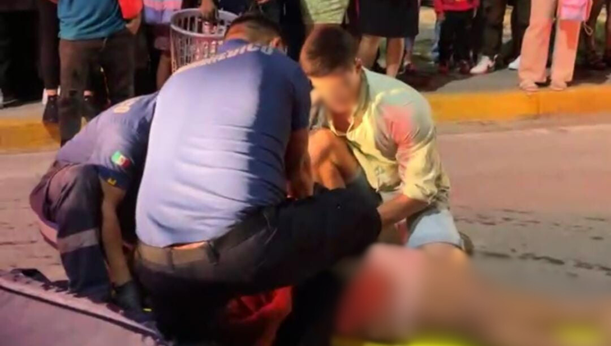 Mujer es  atropellada al intentar cruzar una avenida en Tulum