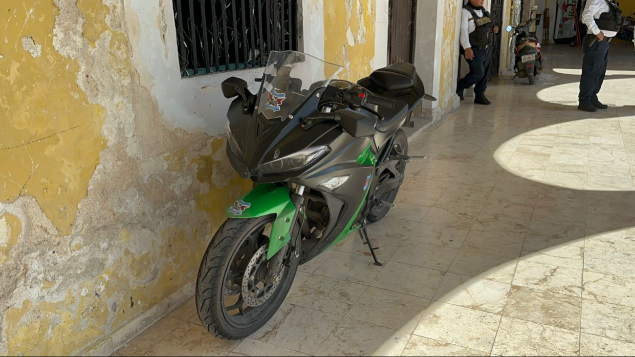 Motocicleta de la marca Kiwo, modelo 250, fue robada y posteriormente recuperada