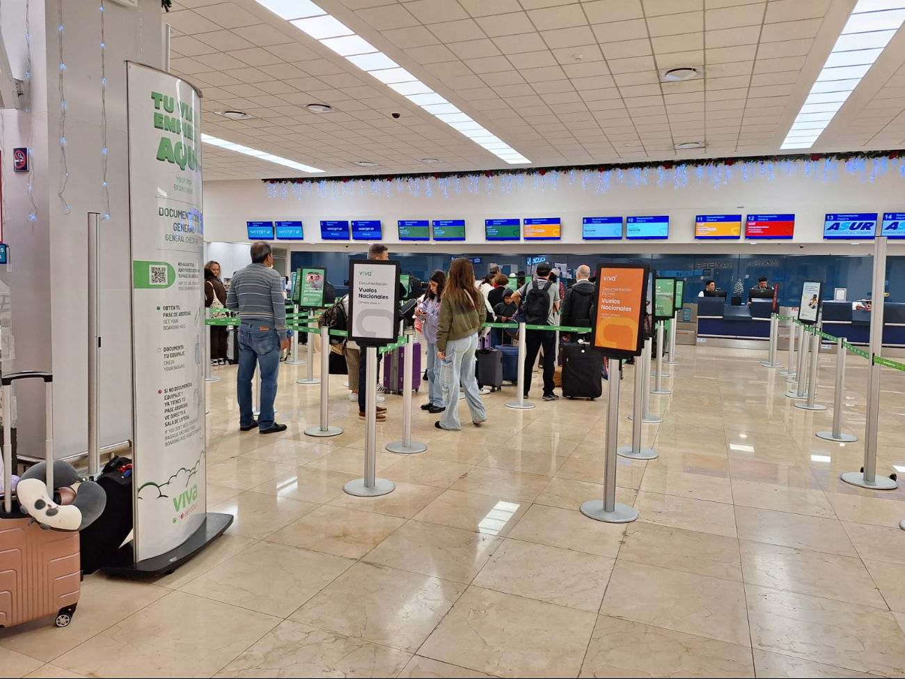 Hay buena movilidad de pasajeros este miércoles en el aeropuerto de Mérida Hay buena movilidad de pasajeros este miércoles en el aeropuerto de Mérida