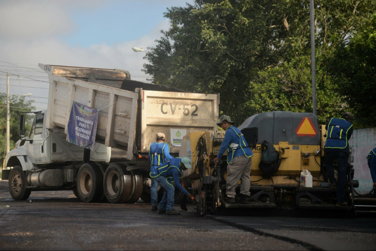 Se seguirá trabajando en las obras de repavimentación en Mérida Se seguirá trabajando en las obras de repavimentación en Mérida
