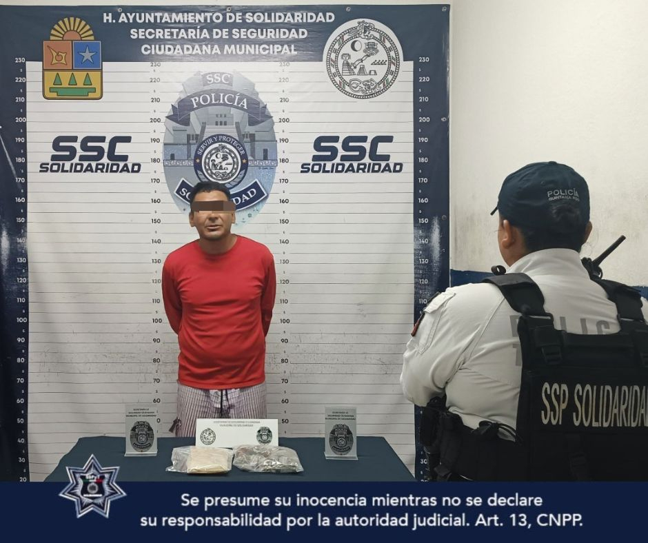 Autoridades en Playa del Carmen detienen a hombre con 28 posibles dosis de narcóticos. Autoridades en Playa del Carmen detienen a hombre con 28 posibles dosis de narcóticos.