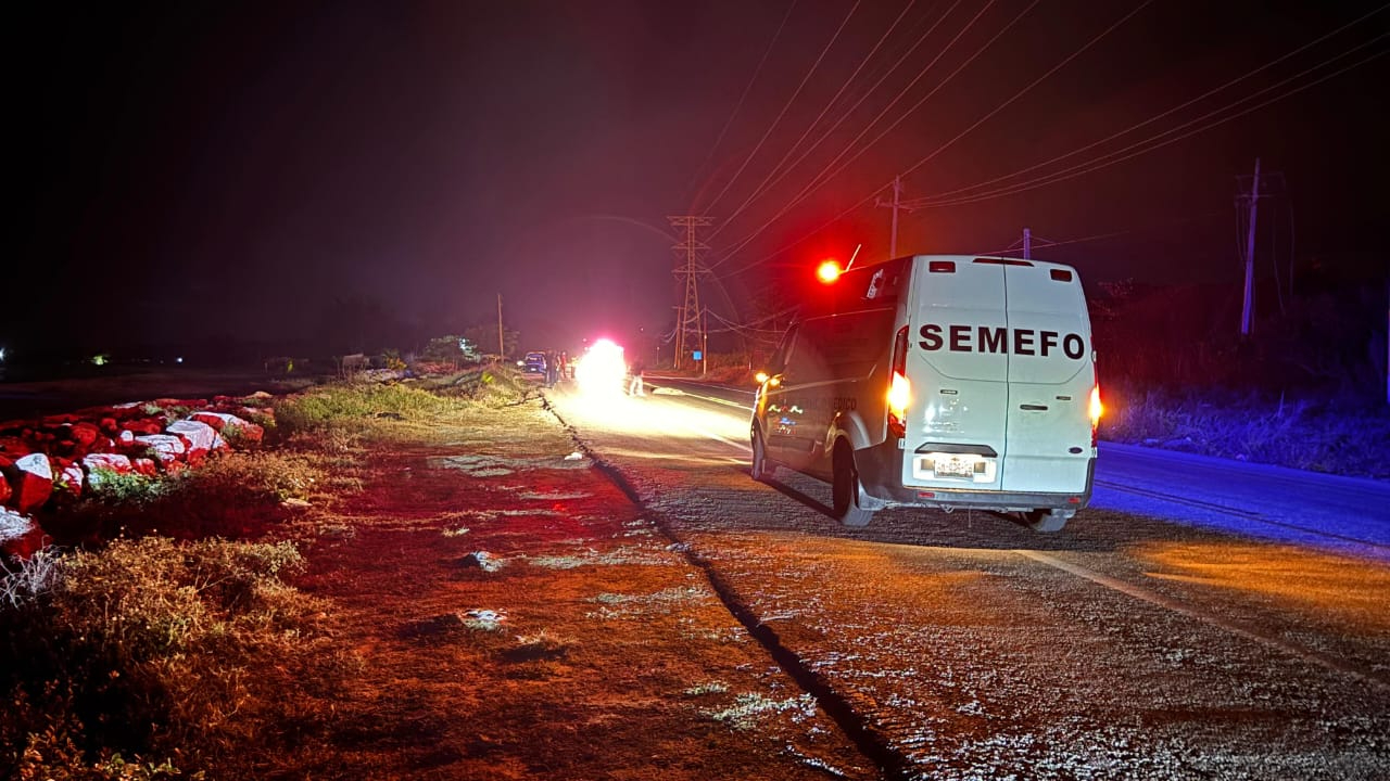 Fallece motociclista en trágico accidente en la carretera Ciudad del Carmen-Isla Aguada