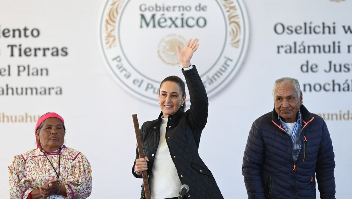 La presidenta de México, Claudia Sheinbaum, se enuentra de gira en Chihuahua La presidenta de México, Claudia Sheinbaum, se enuentra de gira en Chihuahua
