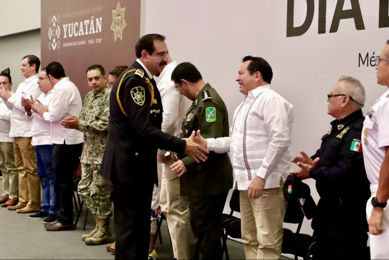 En el evento se contó con la presencia del titular de la SSP, Luis Felipe Saidén En el evento se contó con la presencia del titular de la SSP, Luis Felipe Saidén