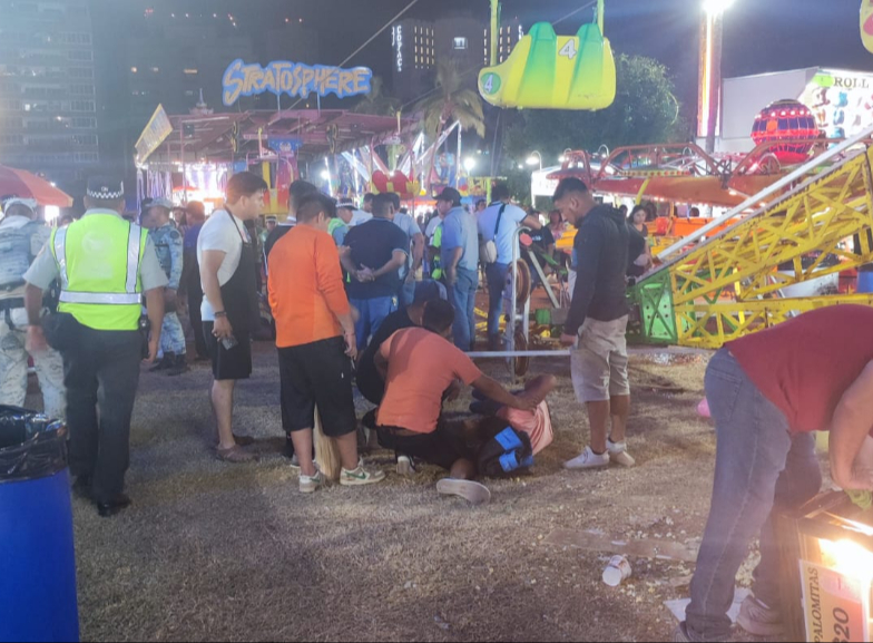 Tirolesa colapsa en Acapulco, dejando a dos turistas heridos
