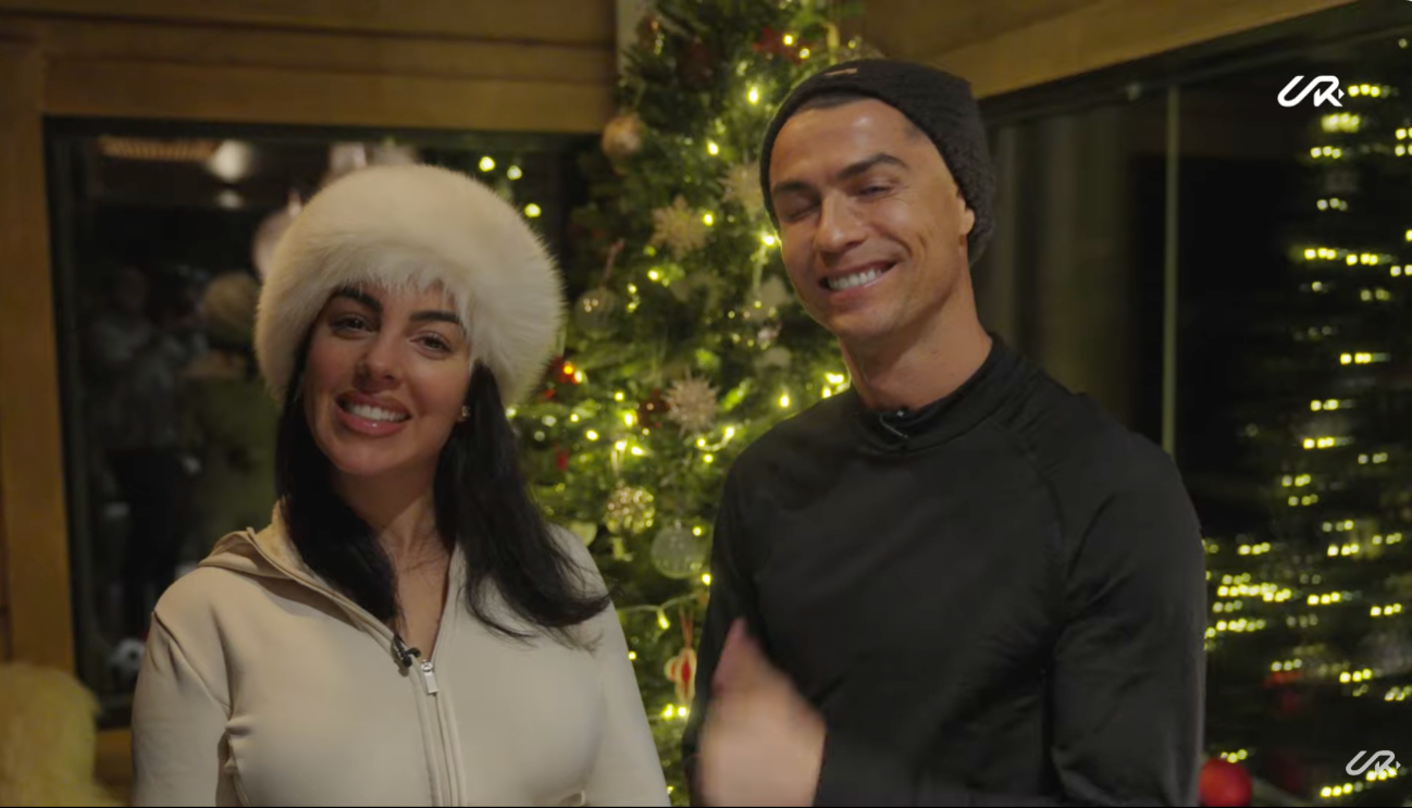EL mensaje de navidad de la familia de CR7 EL mensaje de navidad de la familia de CR7