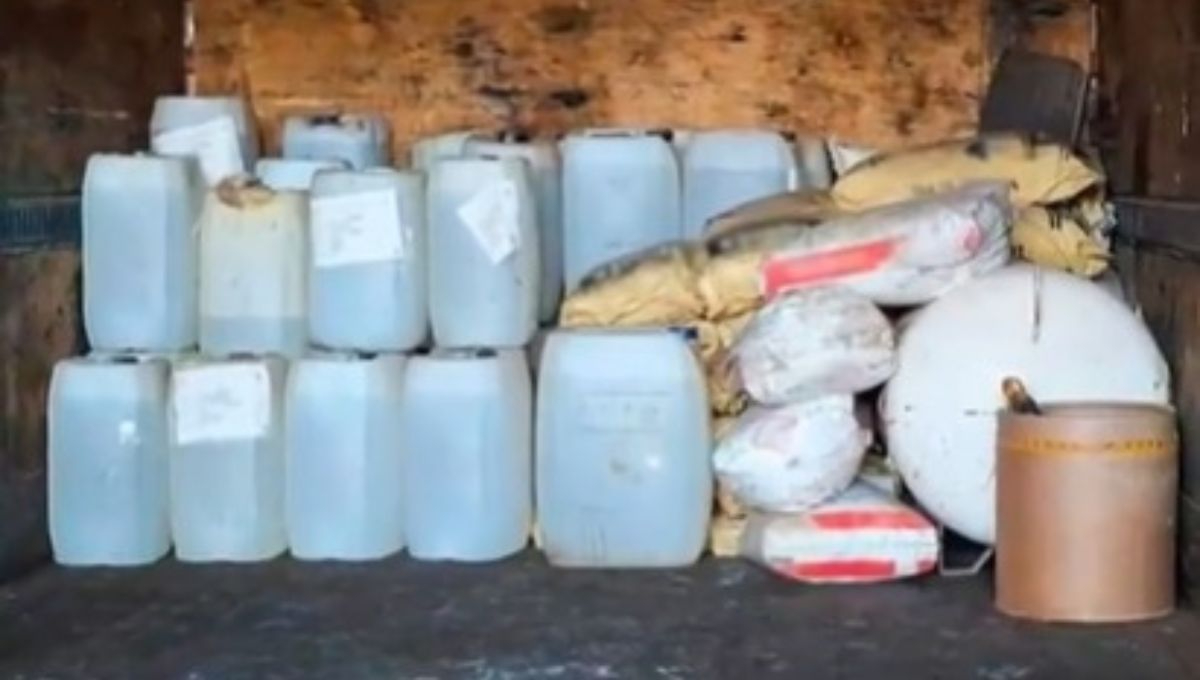 FGR destruye más de seis toneladas de químicos y 400 mil tabletas de fentanilo en Jalisco
