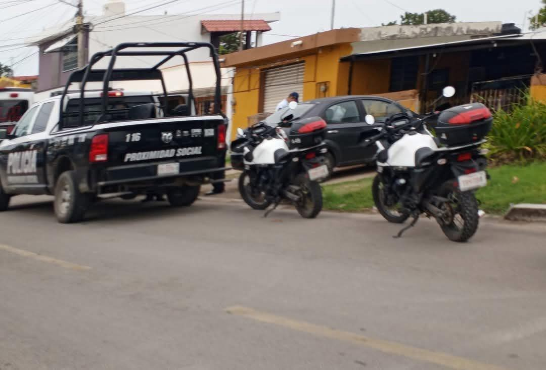 Elementos de seguridad atendieron la llamada de una familia amenazada por hombres armados. Elementos de seguridad atendieron la llamada de una familia amenazada por hombres armados.