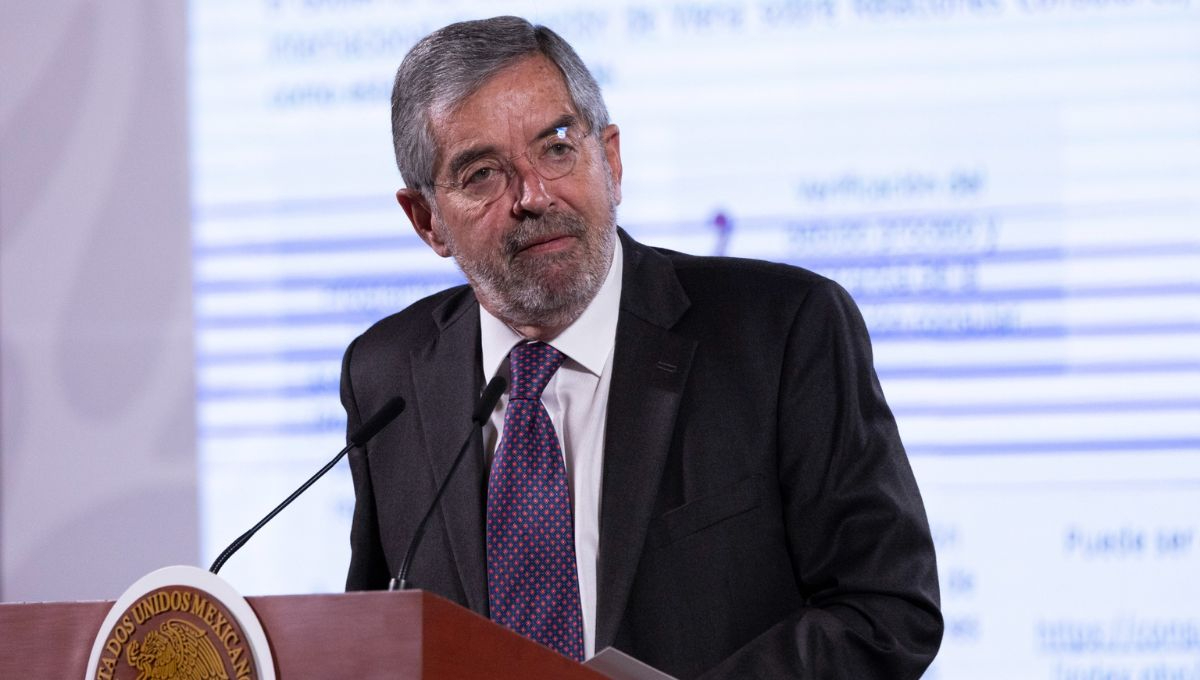Juan Ramón de la Fuente, titular de la Secretaría de Relaciones Exteriores