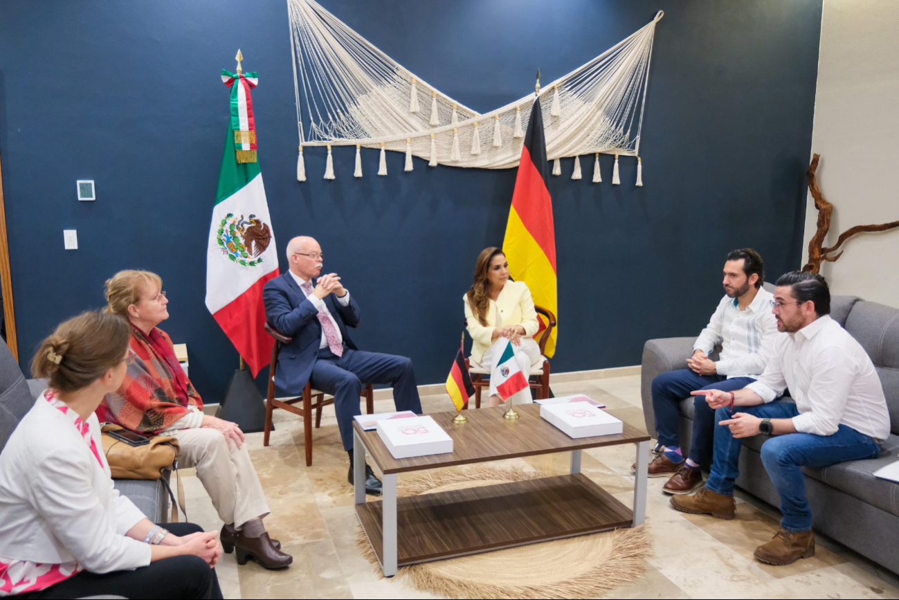 Quintana Roo y Alemania fortalecen lazos turísticos y de inversión con vuelo histórico Frankfurt-Tulum