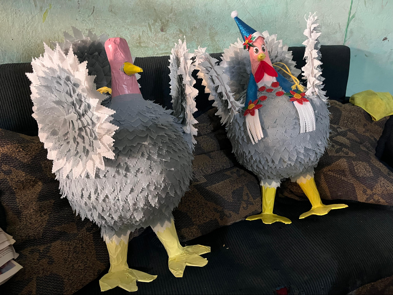Las piñatas de pavo elaboradas por Doña Mechita, cuentan con detalles únicos que no lleva poco tiempo realizar Las piñatas de pavo elaboradas por Doña Mechita, cuentan con detalles únicos que no lleva poco tiempo realizar