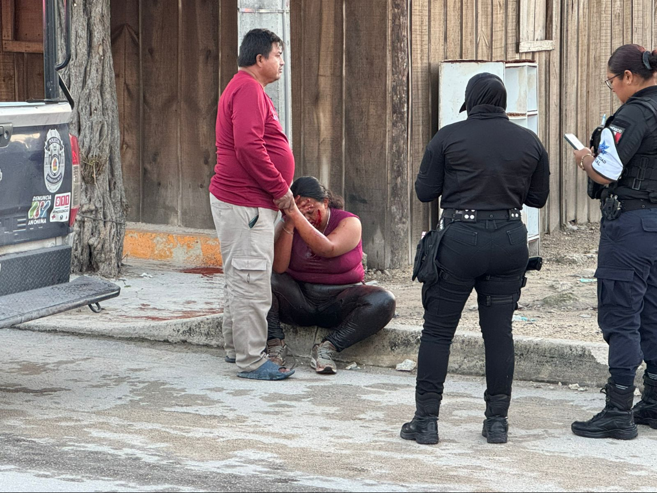 Mujer sufre ataque armado en Cancún