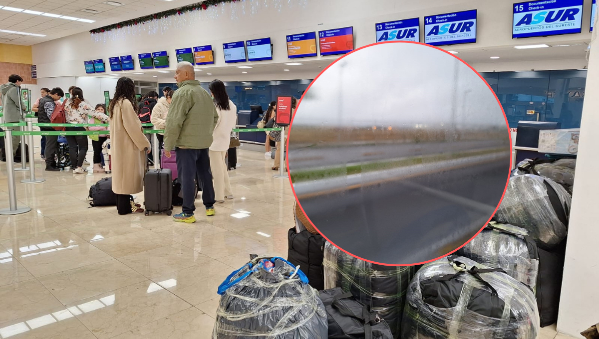 Neblina y llovizna causaron retrasos de hasta tres horas en vuelos de la mañana del sábado en Mérida