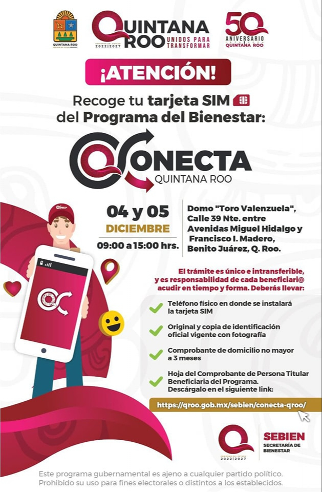 Fechas, horarios y requisitos para recibir la tarjeta SIM Fechas, horarios y requisitos para recibir la tarjeta SIM