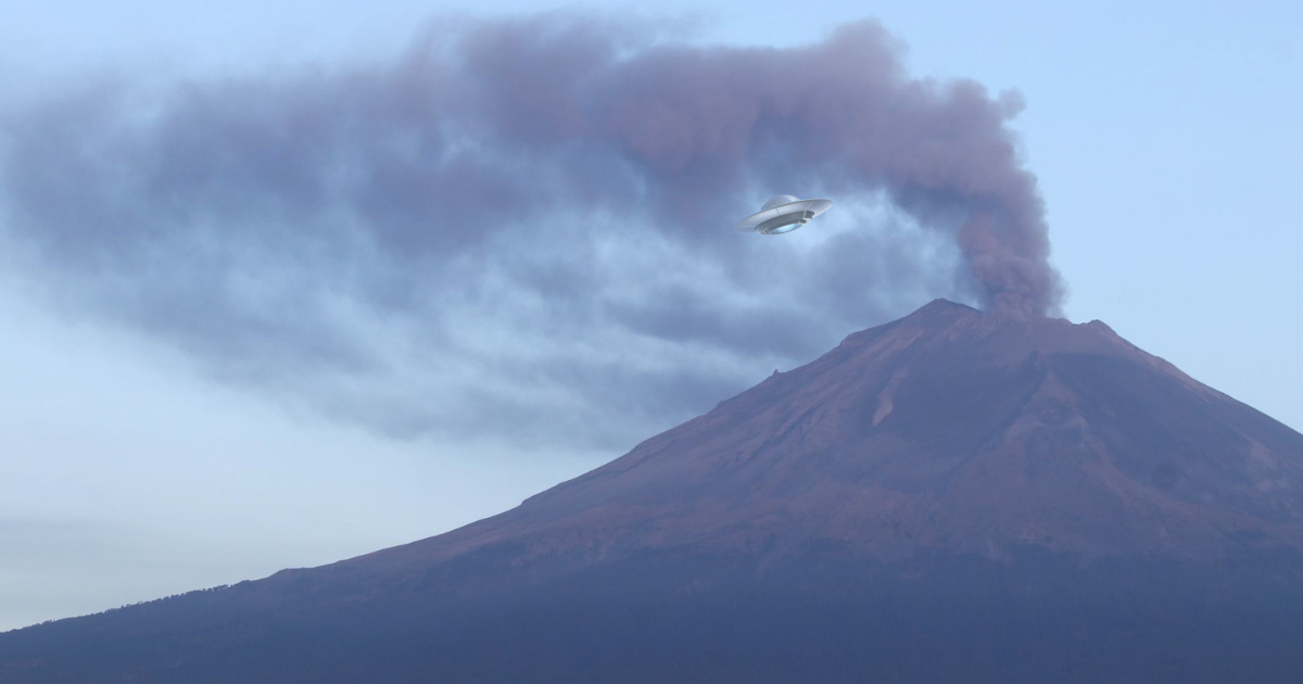 Triángulo misterioso: OVNI causa revuelo sobre el Popocatépetl