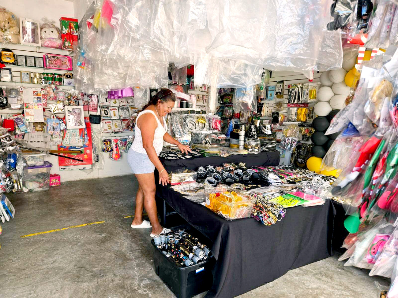Venta de artículos para Año Nuevo en Puerto Morelos reporta caída significativa 