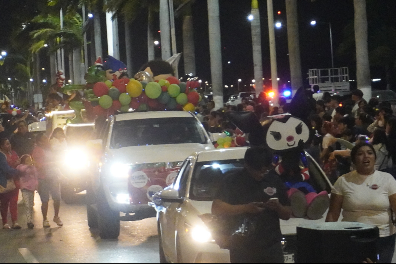 El recorrido del desfile fue desde el Monumento a Justo Sierra Méndez hasta el parque Moch Cohuo