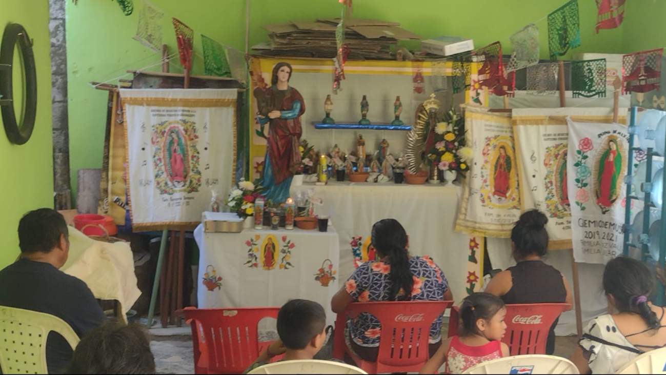 En algunas capillas se han realizado misas para honrar a la figura religiosa En algunas capillas se han realizado misas para honrar a la figura religiosa