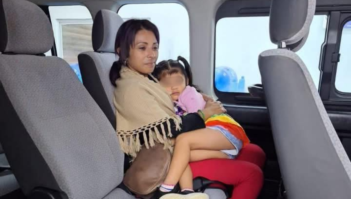Las dos menores ya se encuentran con su madre en Kanasín Las dos menores ya se encuentran con su madre en Kanasín