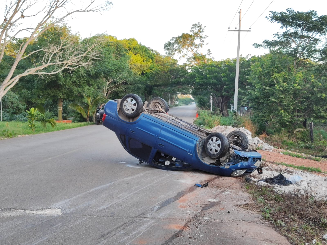 El conductor fue trasladado al centro de salud al presentar heridas en el cuerpo El conductor fue trasladado al centro de salud al presentar heridas en el cuerpo