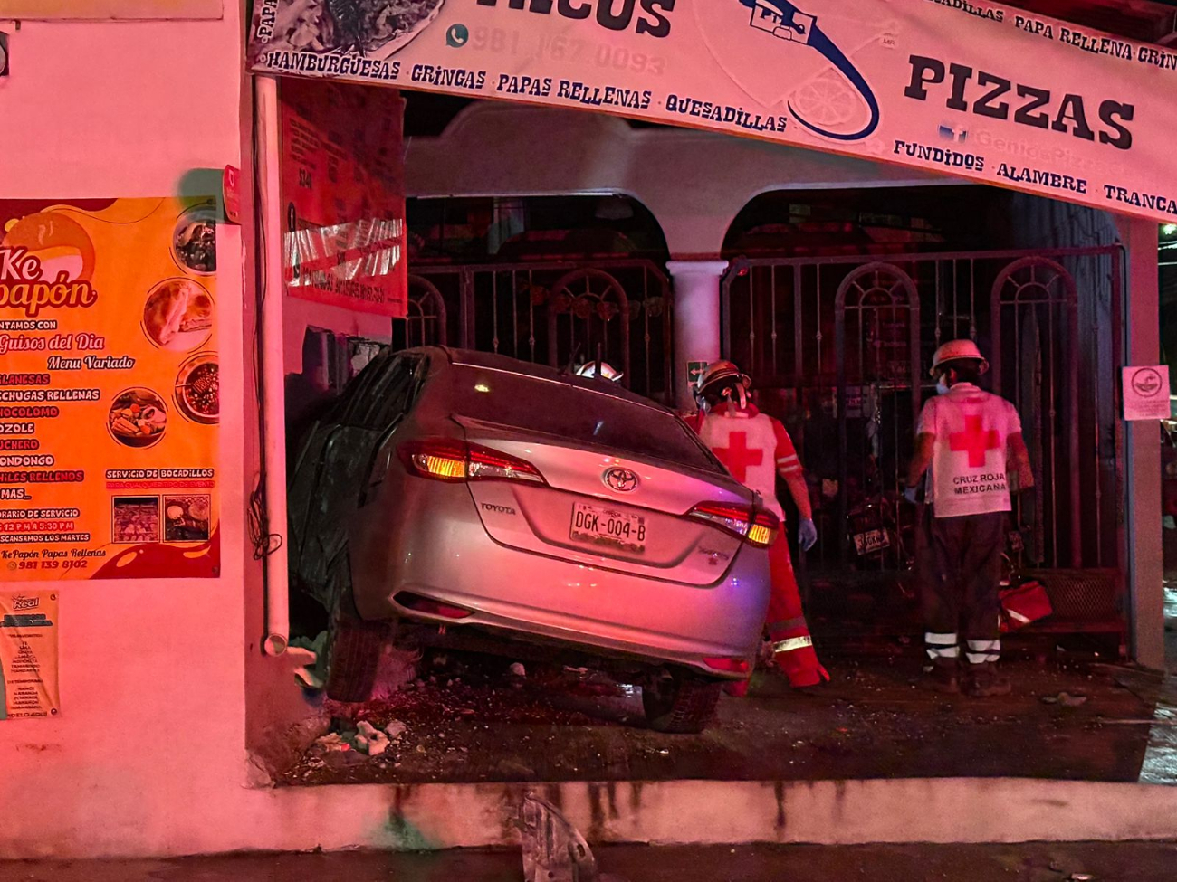 Ebrio pierde la vida luego de causar múltiples accidentes en Campeche