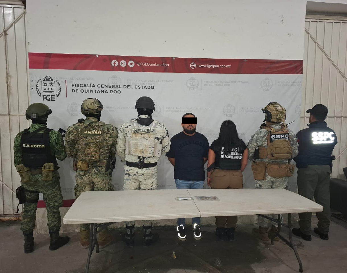 La detención fue por delitos a la salud en modalidad de narcomenudeo La detención fue por delitos a la salud en modalidad de narcomenudeo