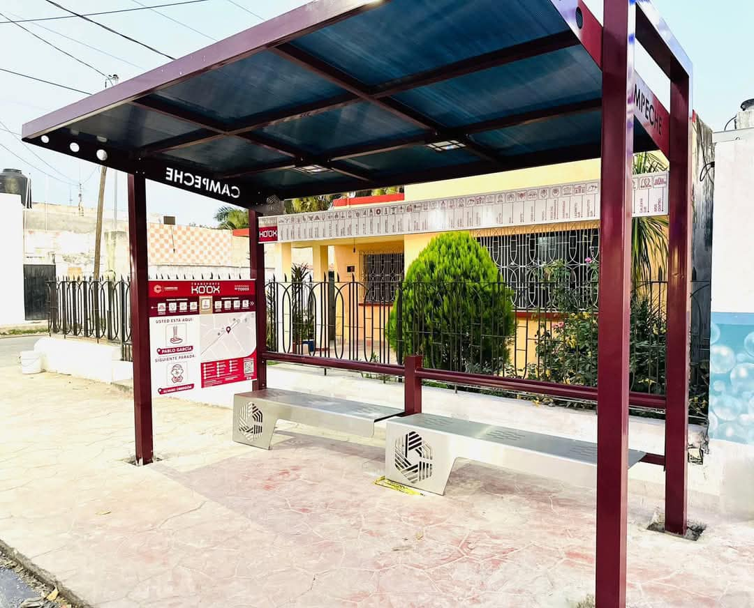 Así son los paraderos "Ko'ox": El transporte de Campeche que busca ser como el "Va y Ven" de Yucatán 