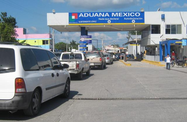 Frontera con Belice cuenta con filtros de seguridad. Frontera con Belice cuenta con filtros de seguridad.