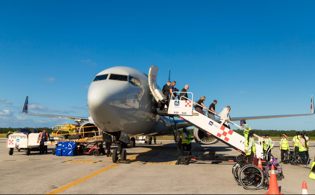 Fue un Boeing 737 encargado de llevar a 168 pasajeros al destino mexicano Fue un Boeing 737 encargado de llevar a 168 pasajeros al destino mexicano
