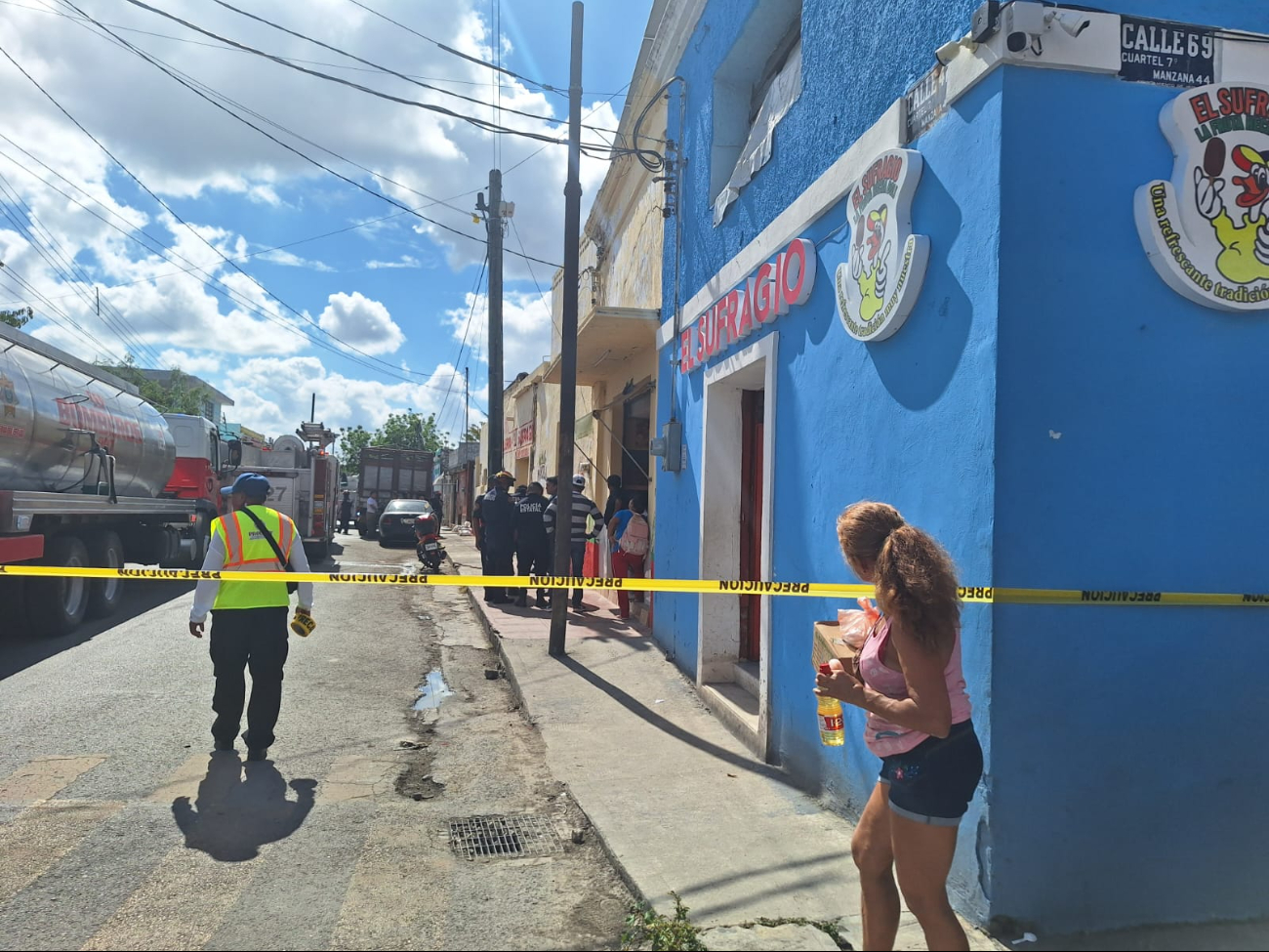Solamente se registraron daños materiales Solamente se registraron daños materiales