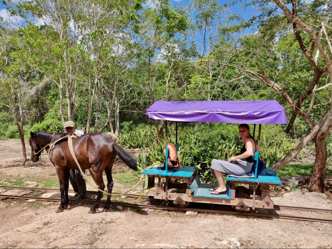 Truck para llegar a los cenotes de Cuzamá Truck para llegar a los cenotes de Cuzamá