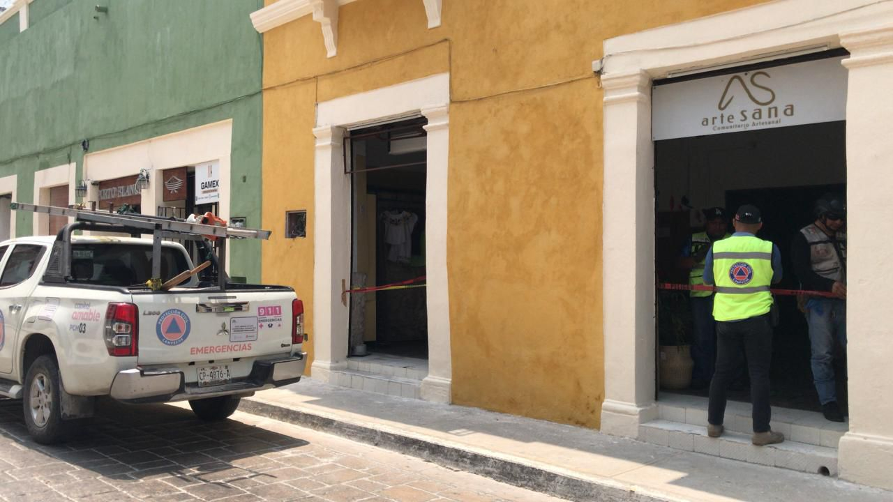 Conato de incendio en tienda de ropa Conato de incendio en tienda de ropa