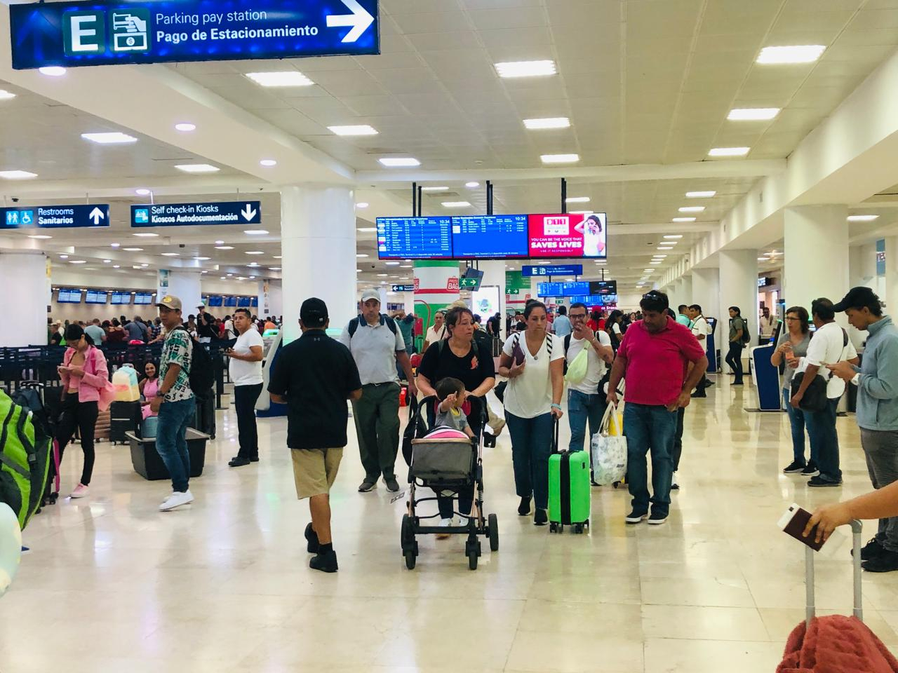 Aeropuerto de Cancún registra 466 operaciones este 10 de mayo