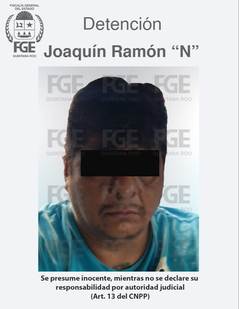 El hombre quedará a disposición de la FGE Quintana Roo El hombre quedará a disposición de la FGE Quintana Roo