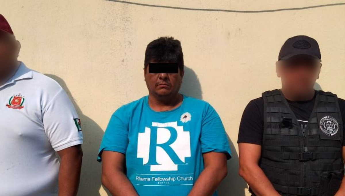 Joaquín Ramón 'N' fue detenido en Campeche