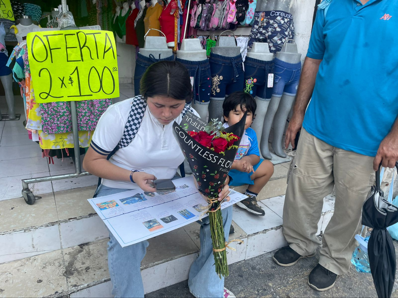 Las rosas son los artículos más vendidos en Mérida Las rosas son los artículos más vendidos en Mérida