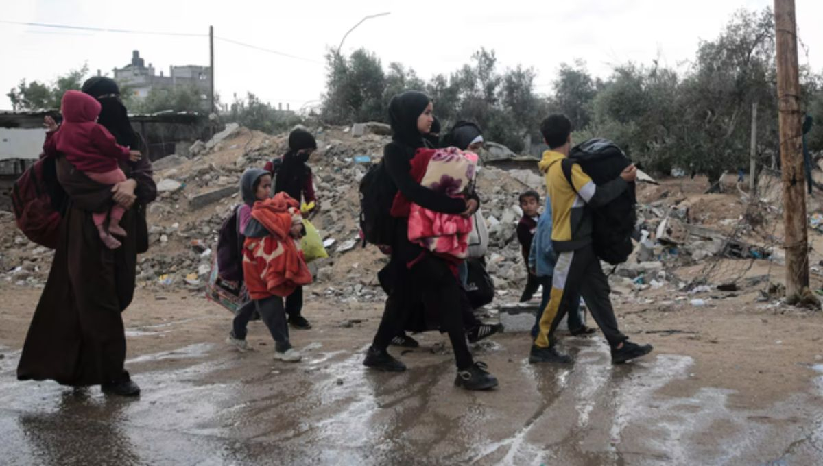 Éxodo masivo en Rafah: Más de 100 mil desplazados por amenaza de ofensiva israelí